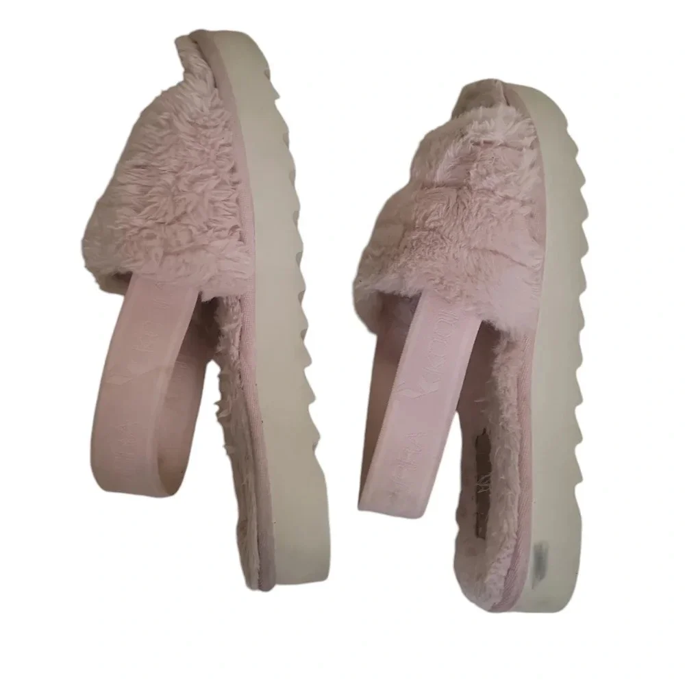 Koolaburra by UGG Back-Strap Sandals Fuzz'n II Pale Blush